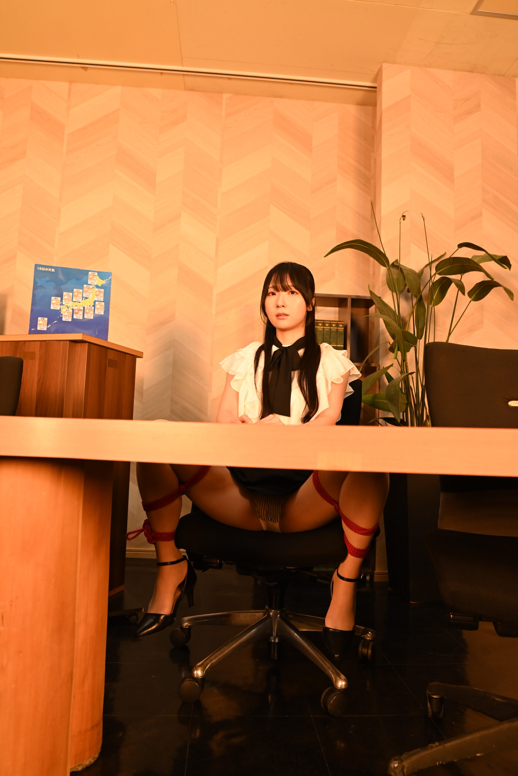 お天気お姉いさん緊縛